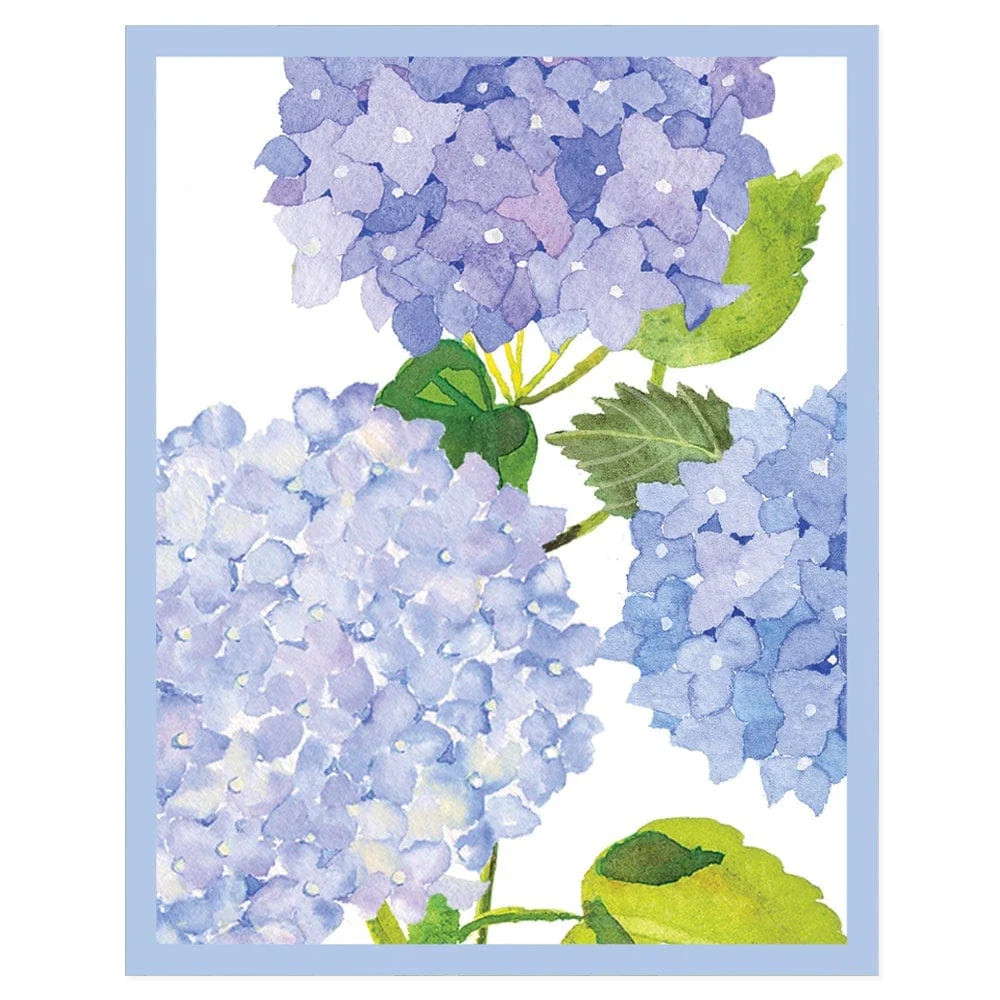 Hydrangeas and Porcelain Bridge Tally Sheets