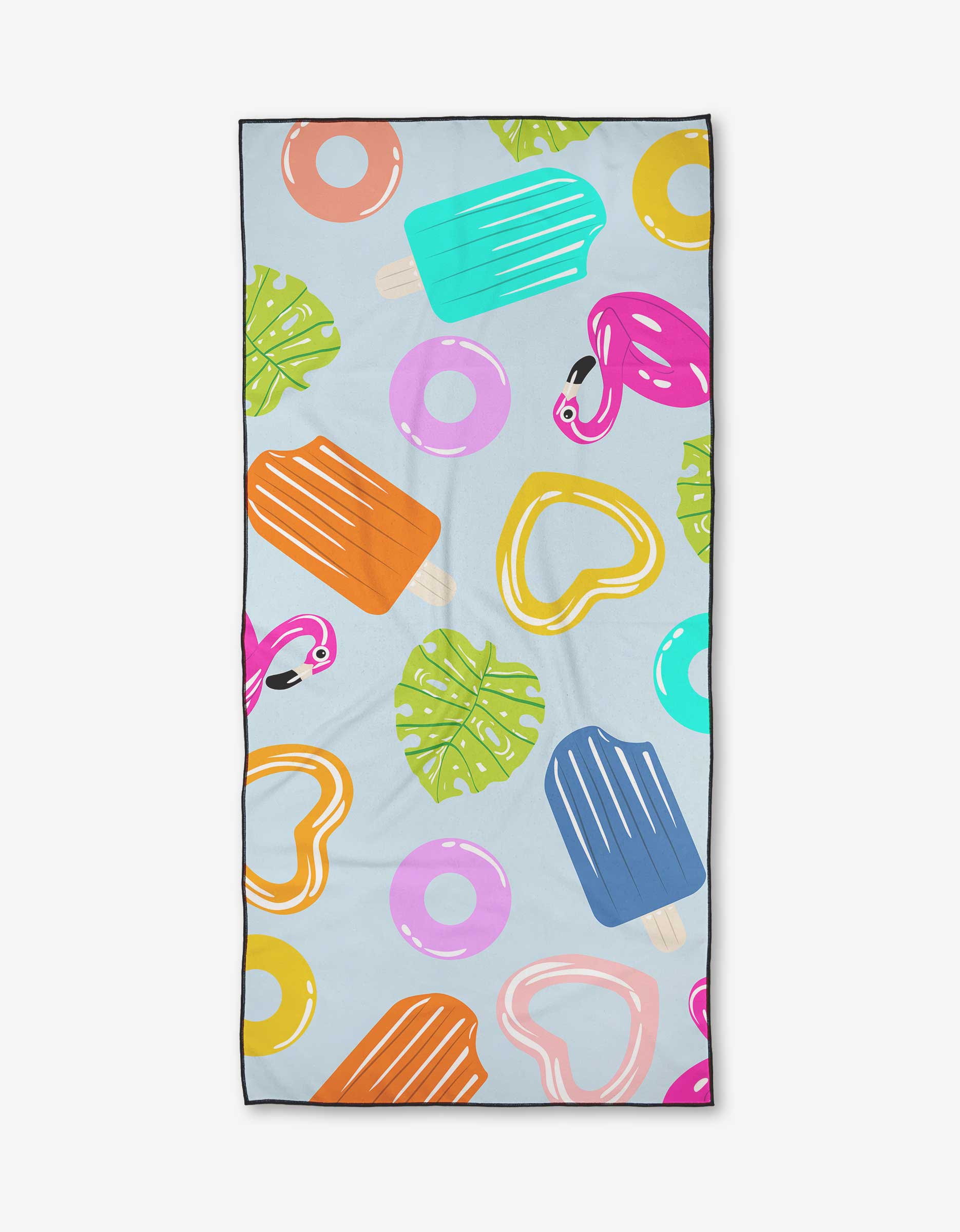 Geometry Pool Party Beach Towel