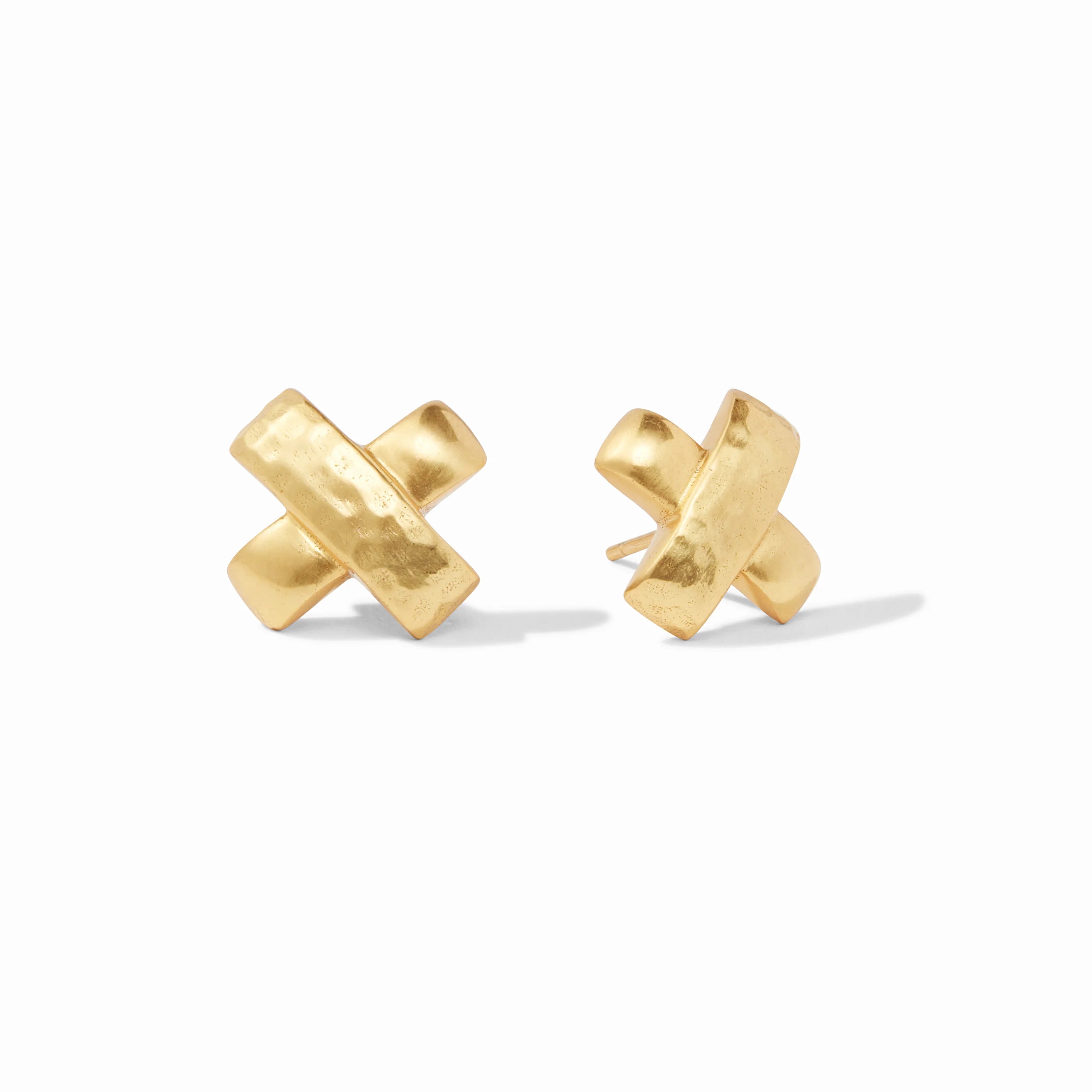 Catalina X Gold Stud Earrings