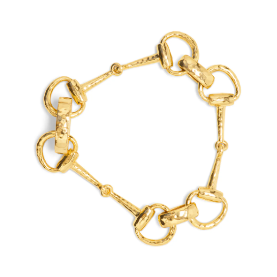 Equestrian Snaffle Bit Chain Bracelet
