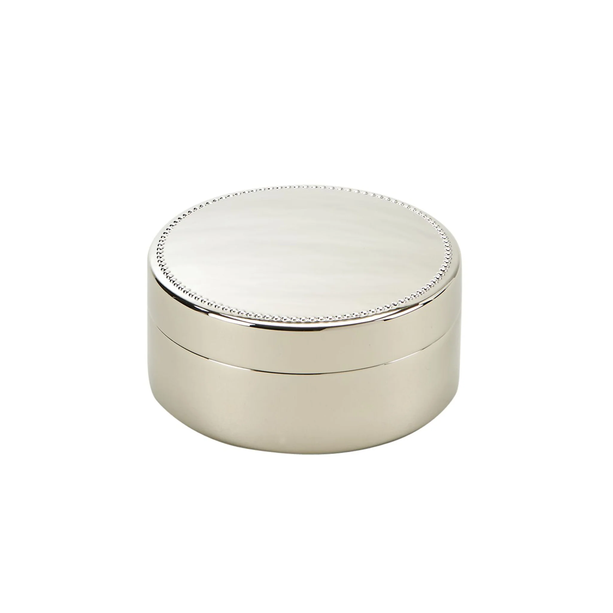Nickel-plated Round Box