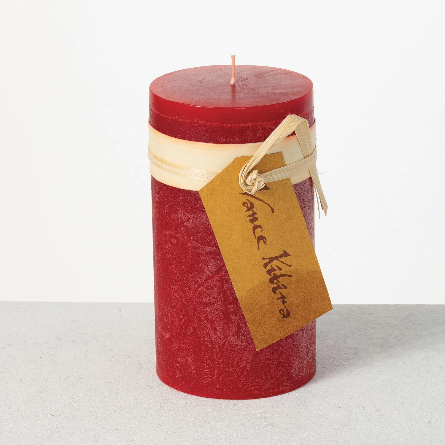 CRANBERRY TIMBER PILLAR CANDLE