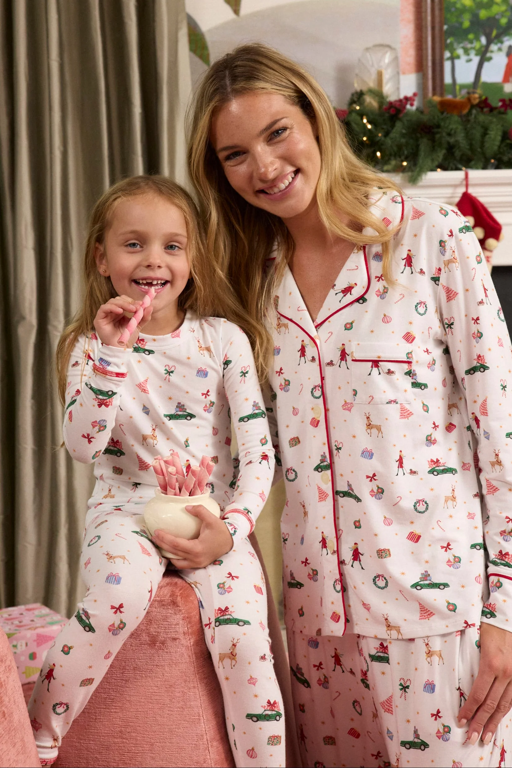 A Merry Little Stroll Knit Pajamas-XL