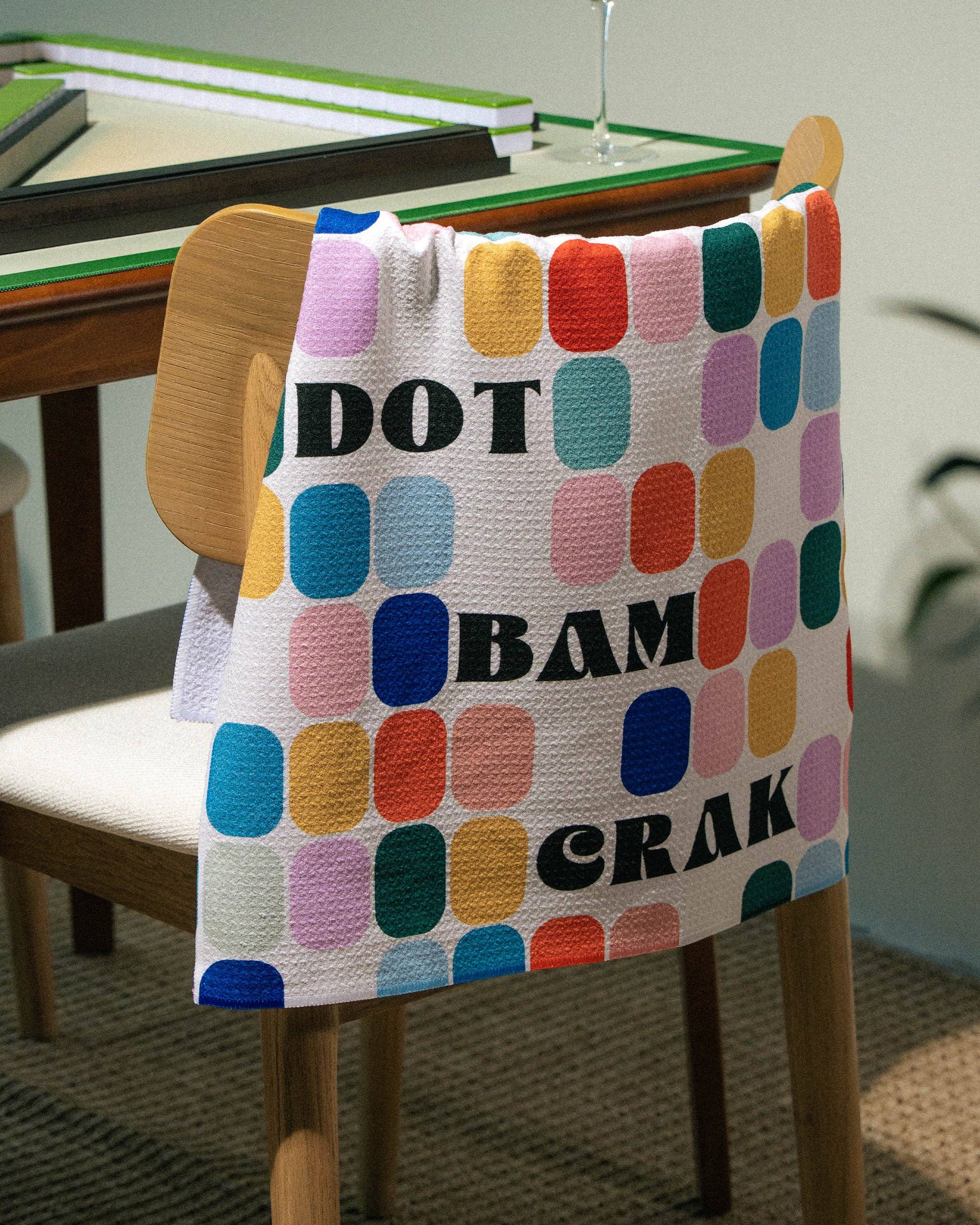 Geometry Tile Talk Tea Towel