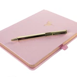 La Petite Presse Hummingbird Fabric-Bound Journal with Pen