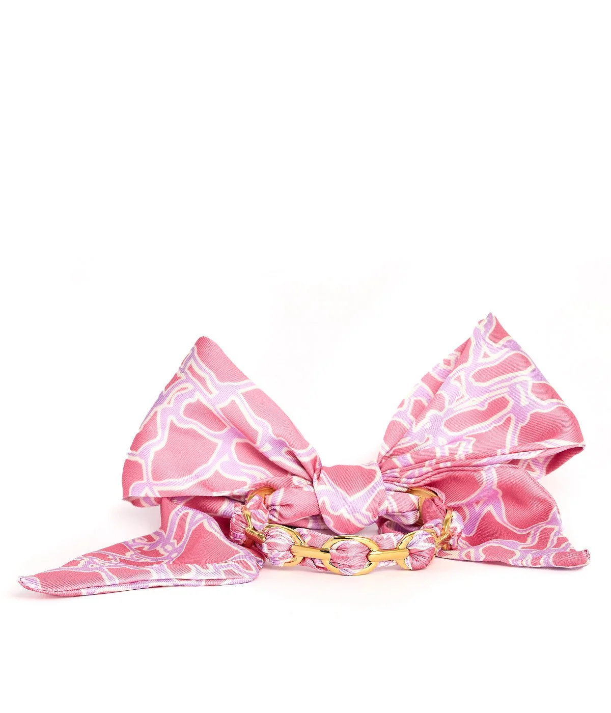 Emma Cuff with Pink Coral Scarf