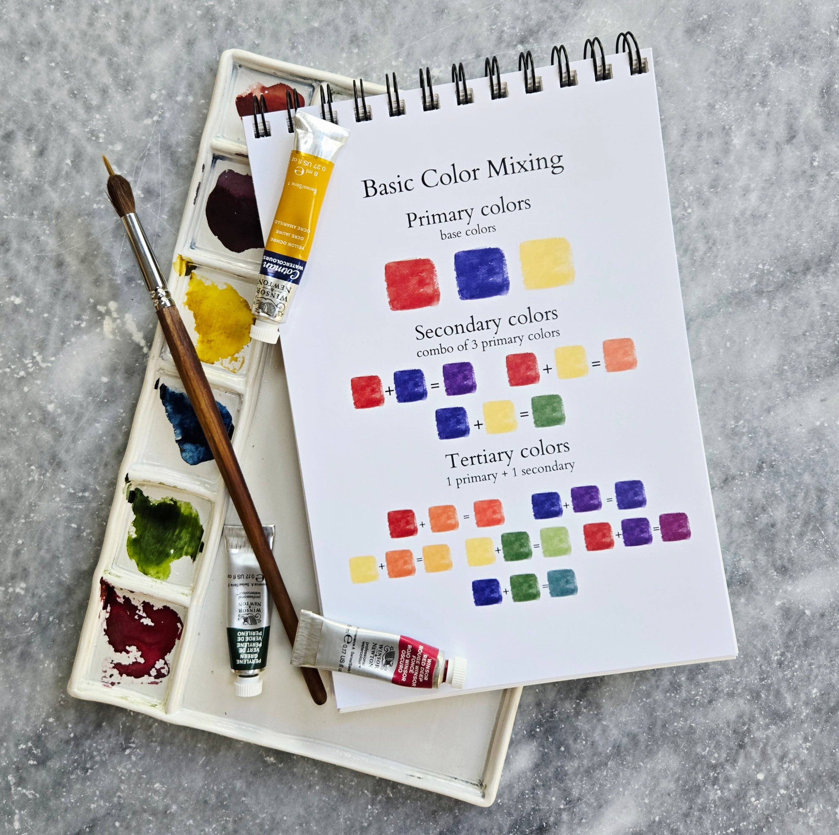 Watercolor Workbook, Spiral Bound, Christmas
