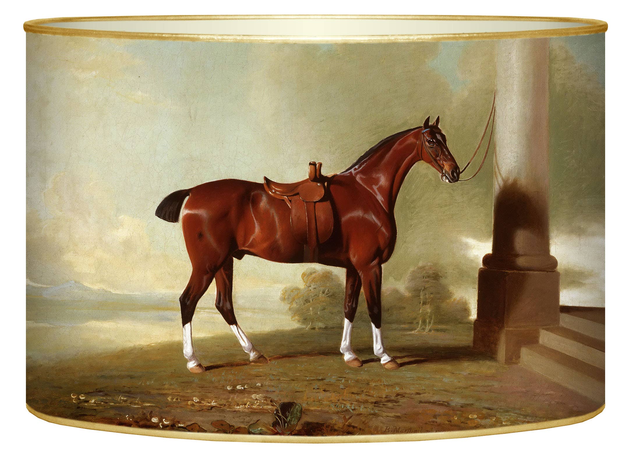 LB8603 The Chestnut Hunter Letter Box: Large