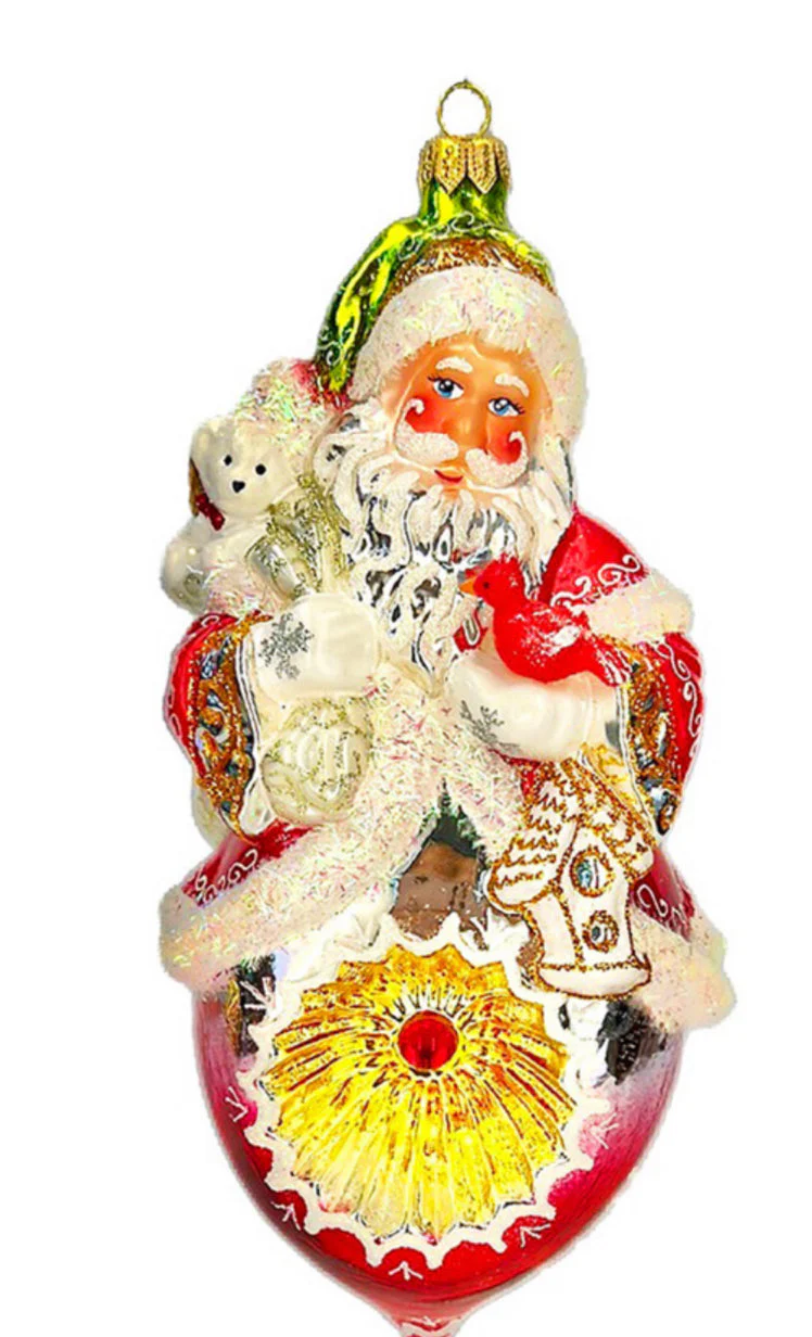 Papa Claus Ornament - Hearfully Yours