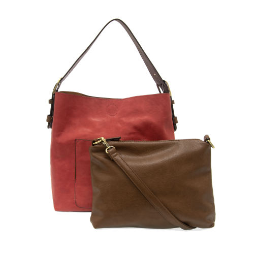 DEEP BERRY HOBO COFFEE HANDLE HANDBAG