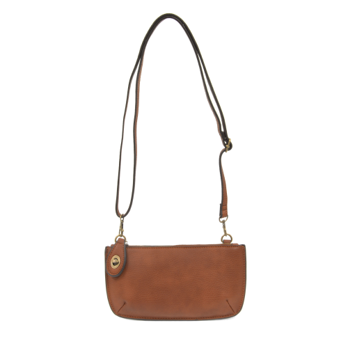 DARK MAPLE MINI CROSSBODY WRISTLET CLUTCH