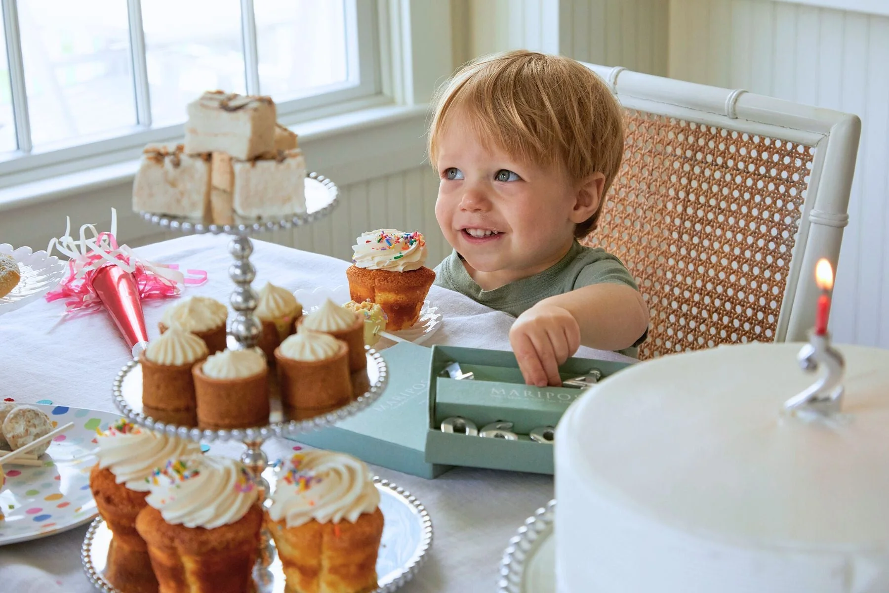 Number Candle Holder Set