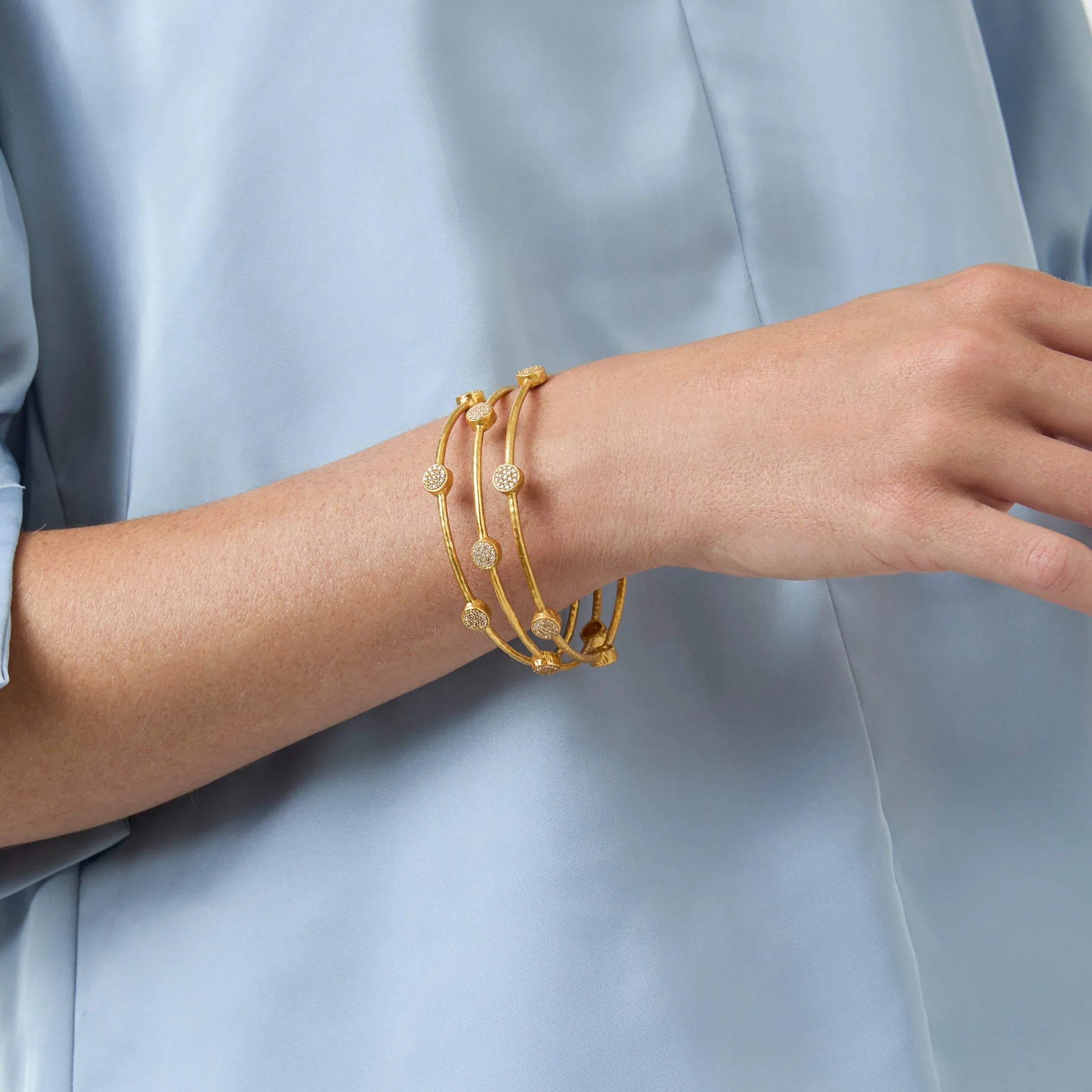 Milano Luxe Pavé Bangle -M