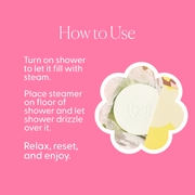 Champagne & Rose Shower Steamers