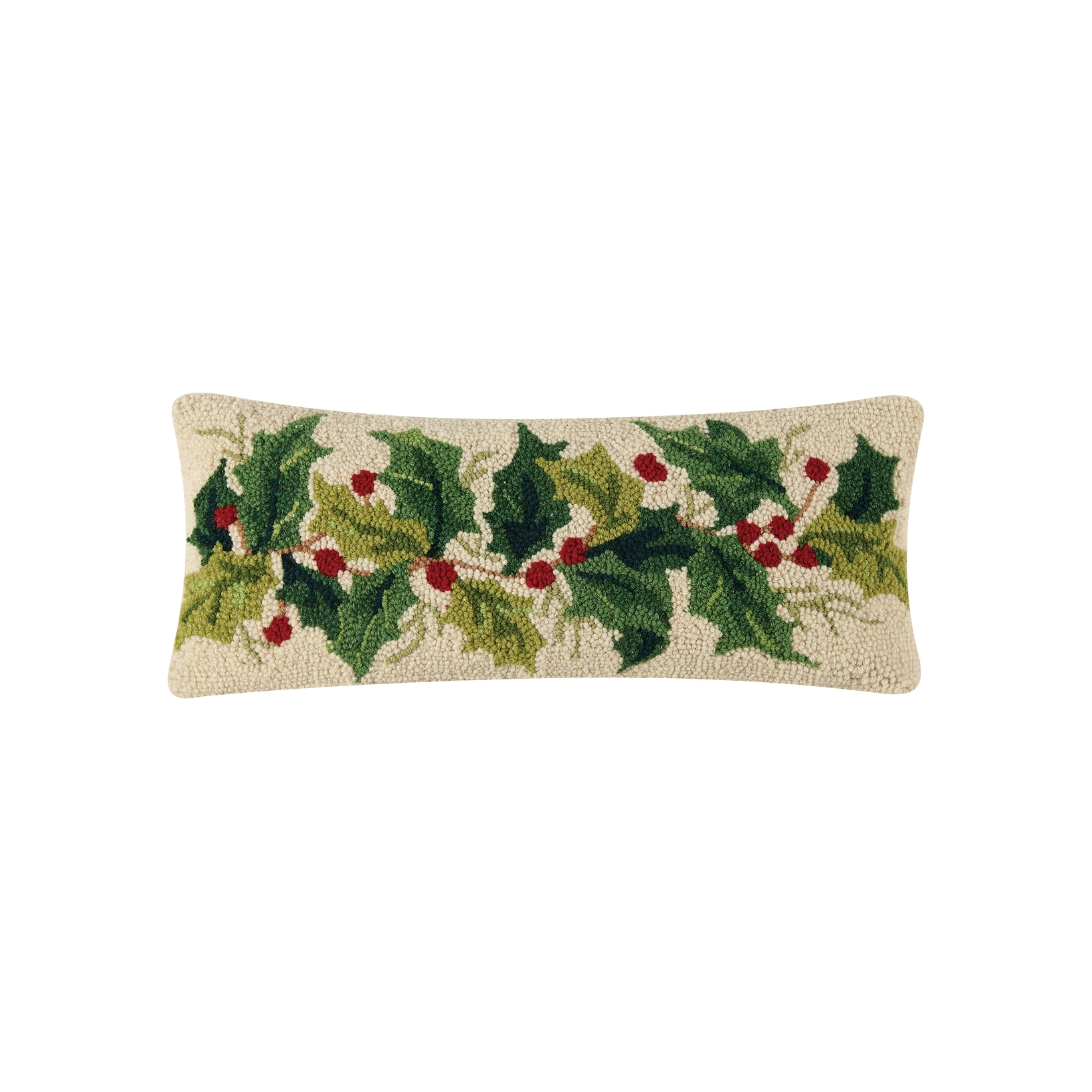 Holly Christmas Pillow