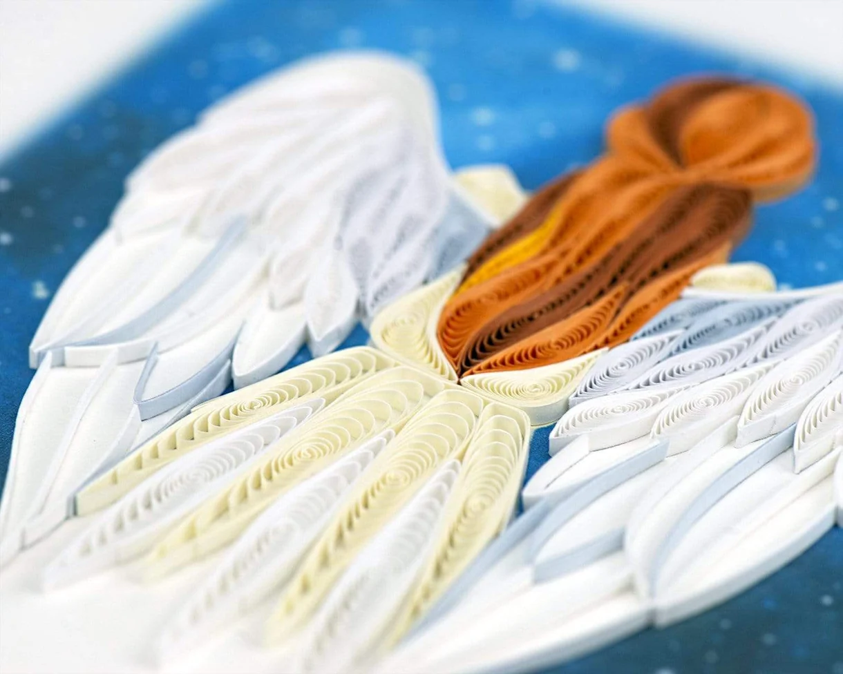 Quilling Angel Card