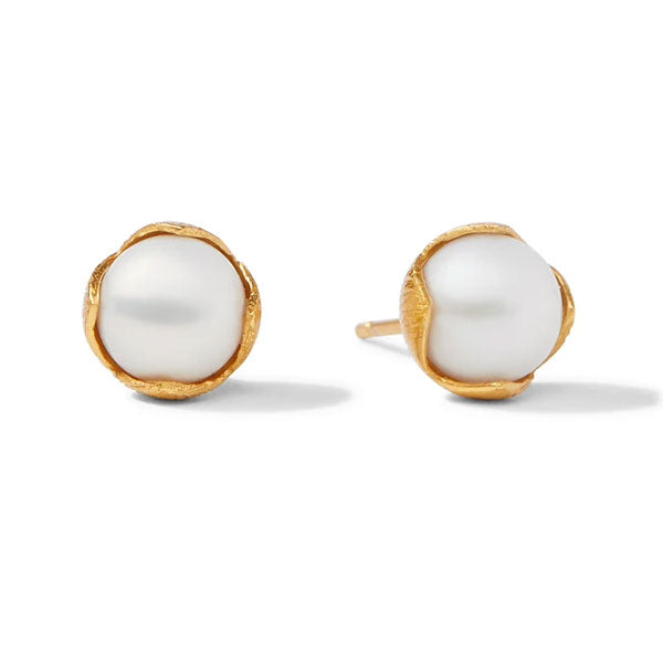 Penelope Stud Earrings - Pearl