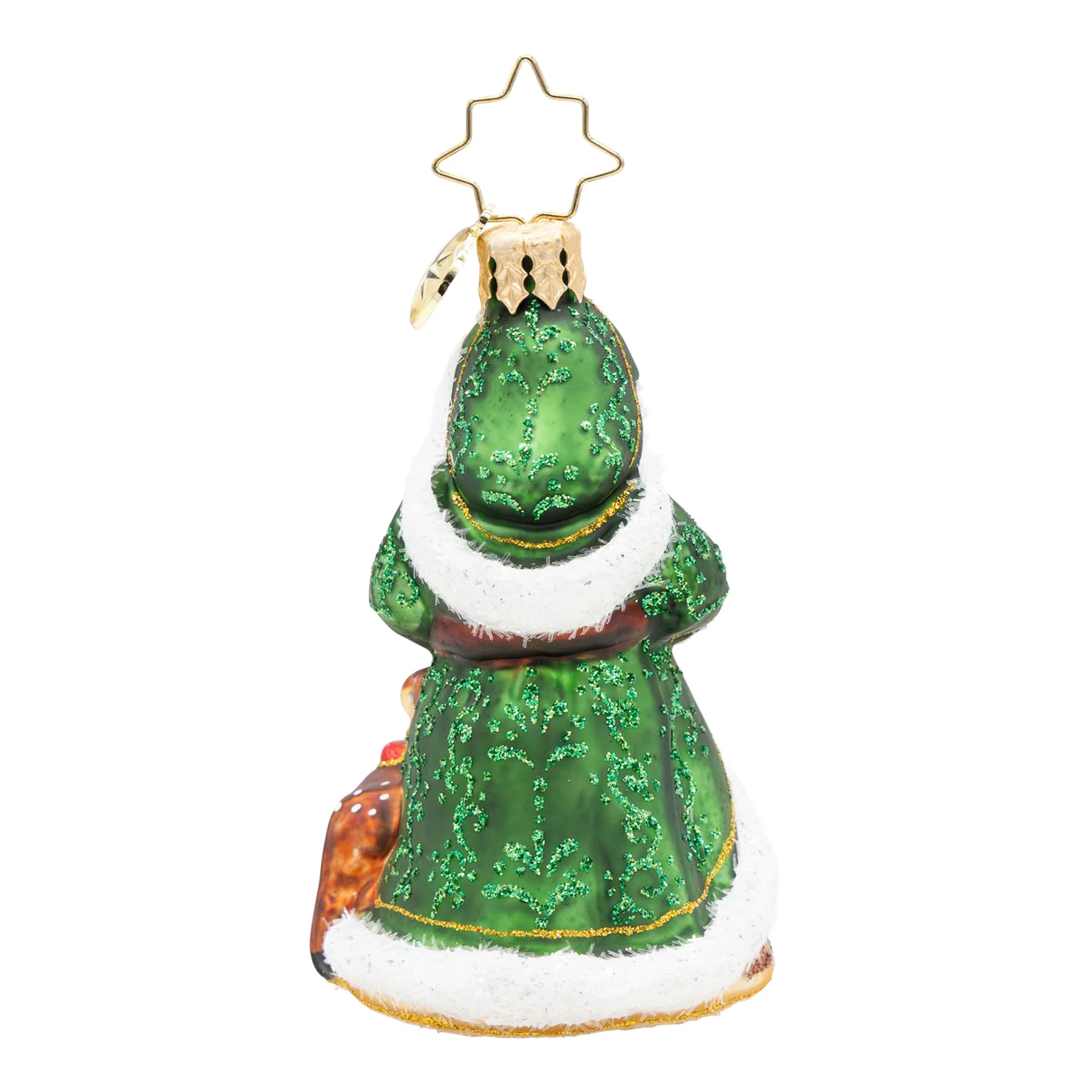 Deerly Beloved Santa Gem - Christopher Radko