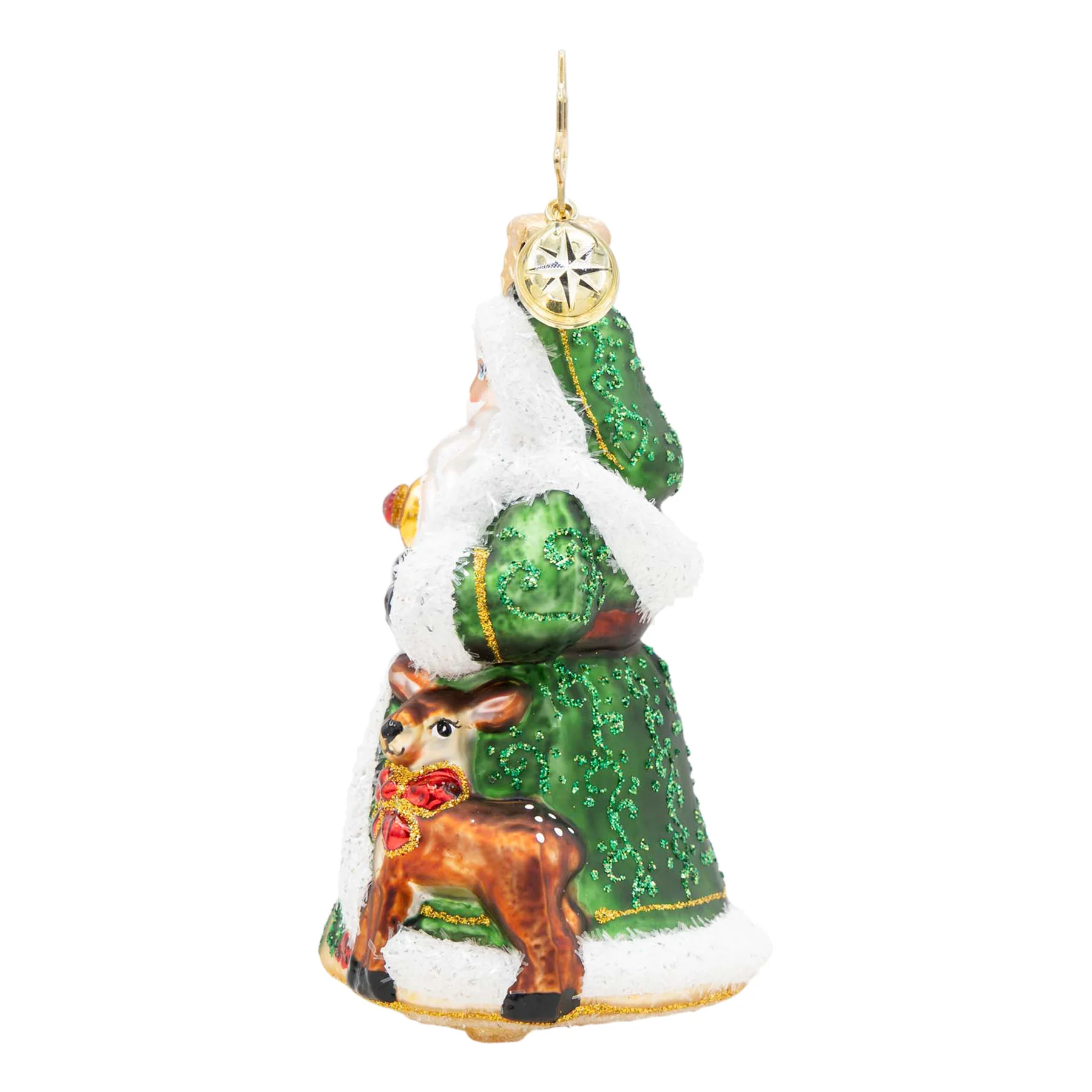 Deerly Beloved Santa Gem - Christopher Radko