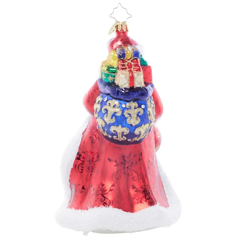 Christopher Radko Santa's Sparkling Keepsake Ornament