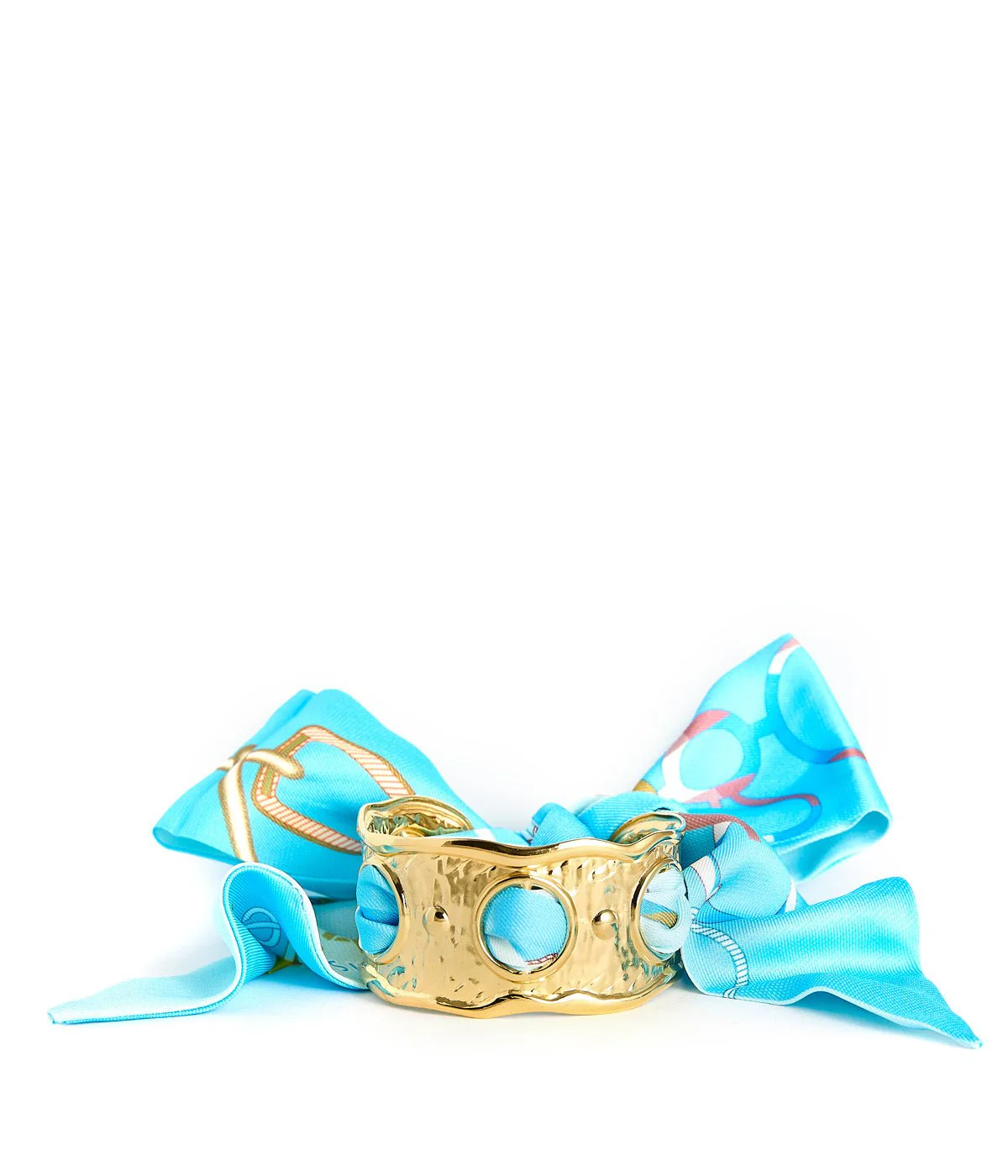 Wren Scalloped Scarf Cuff - Turquoise