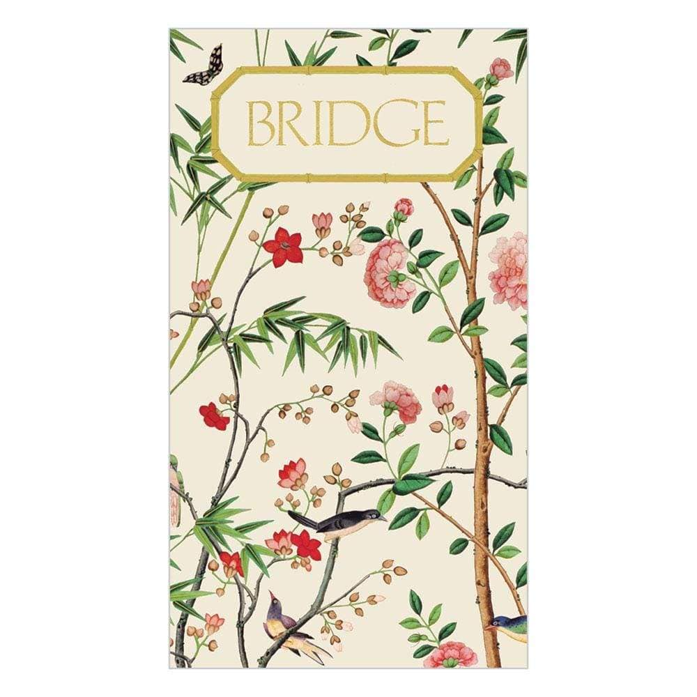 Chinese Wallpaper Bridge Score Pad