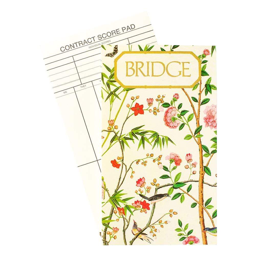 Chinese Wallpaper Bridge Score Pad