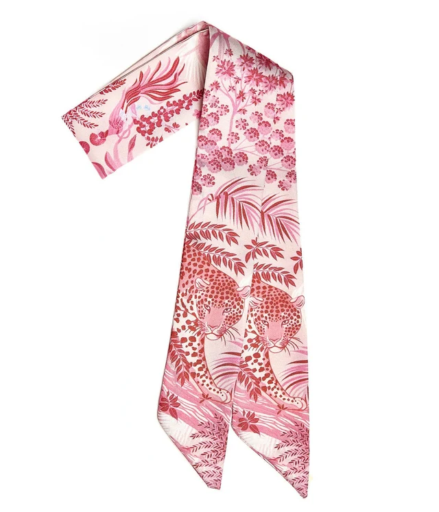 Twilly Scarf - Pink Safari