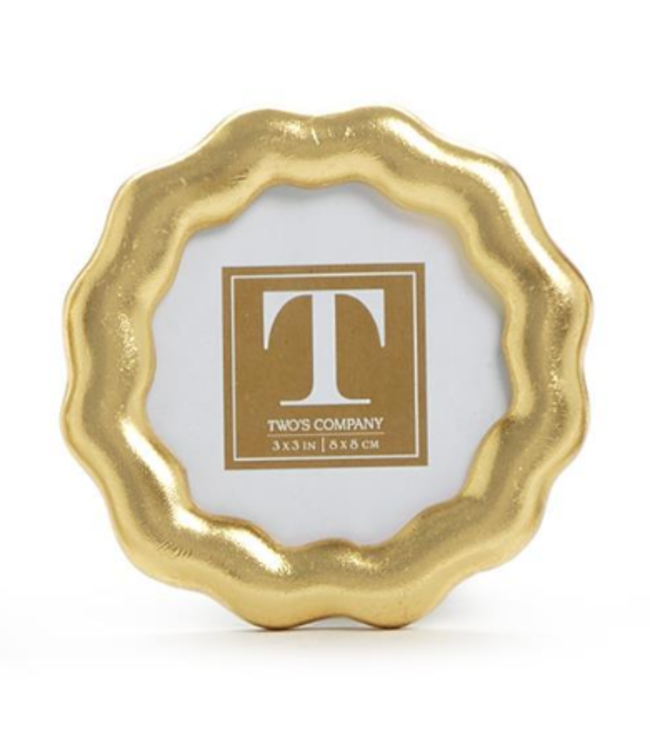 VINTAGE ORE PHOTO FRAME - ROUND 3"