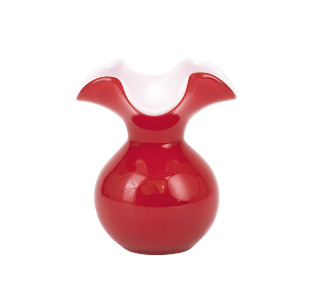 Hibiscus Red Bud Vase