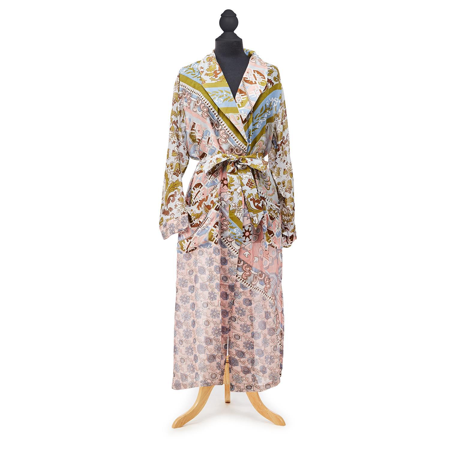 Patchwork Pastel Robe