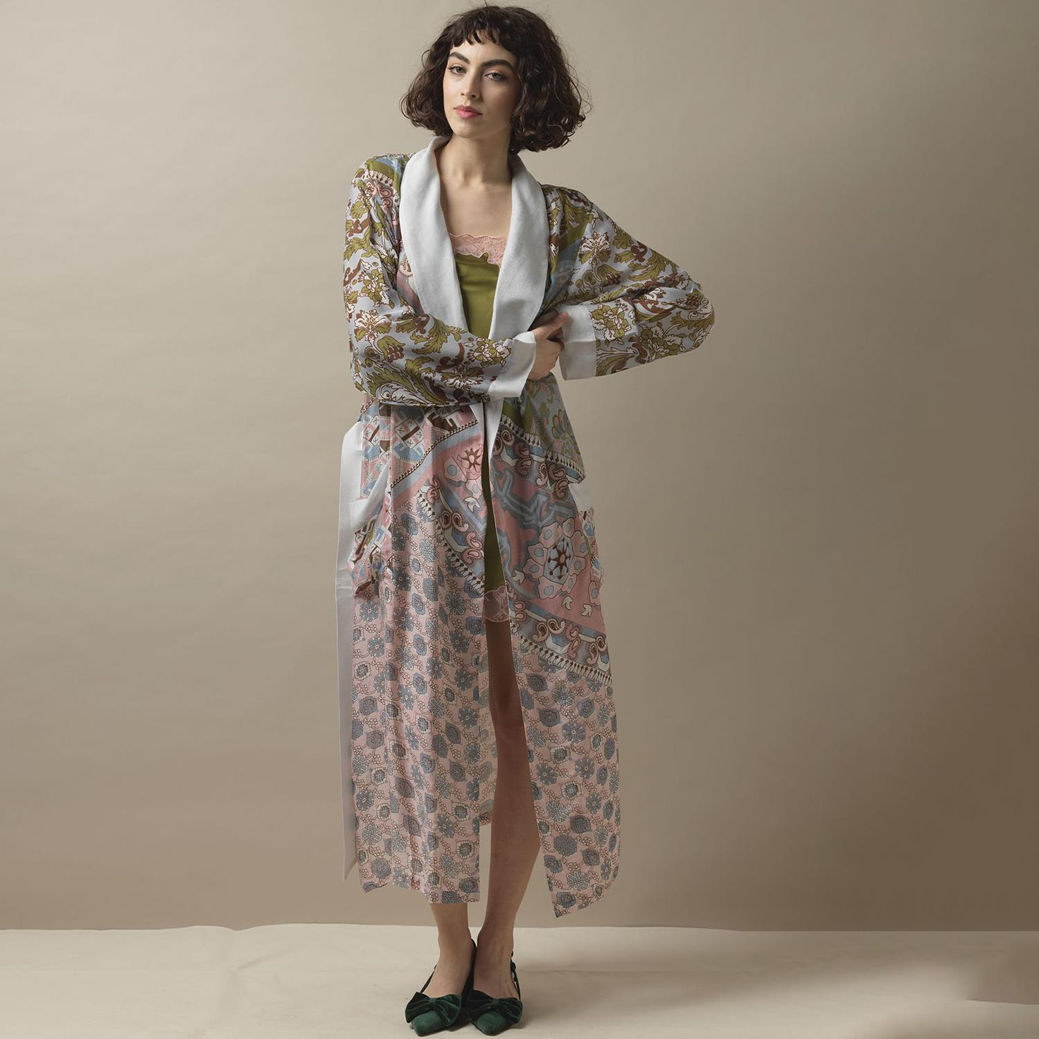 Patchwork Pastel Robe