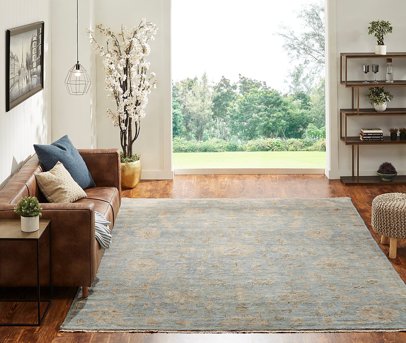 Alice Airy Blue Rug (8'x10') CALL FOR PRICING