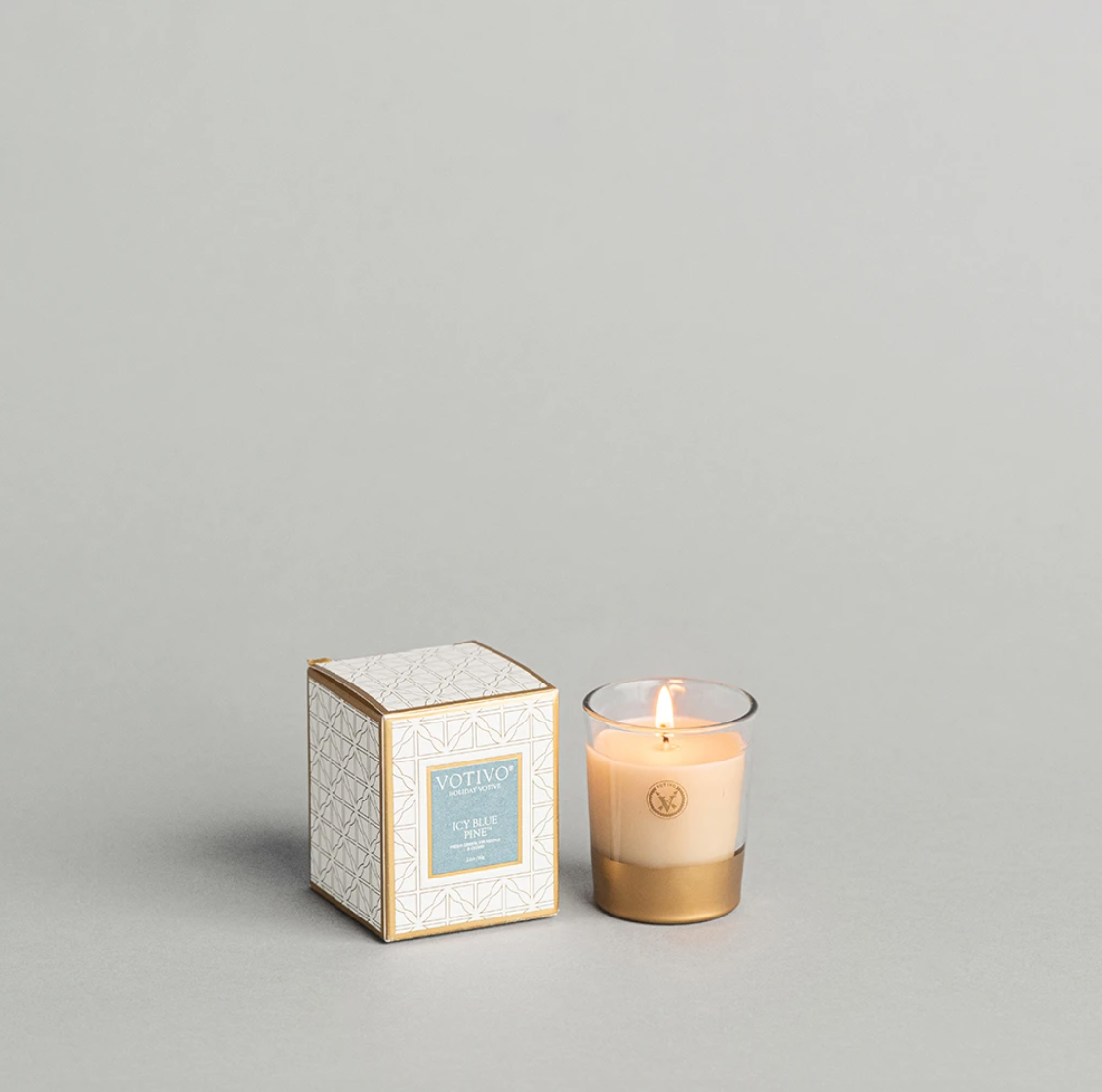 Holiday Collection Votive-Icy Blue Pine