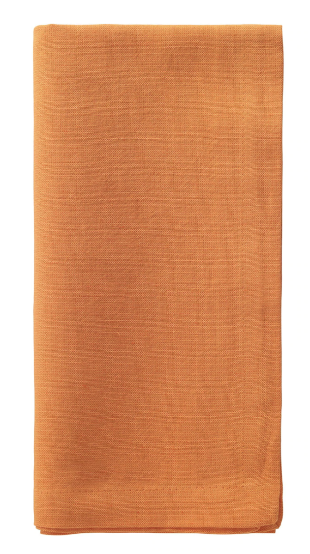 Mykonos Napkin Color - Pumpkin SET of 4