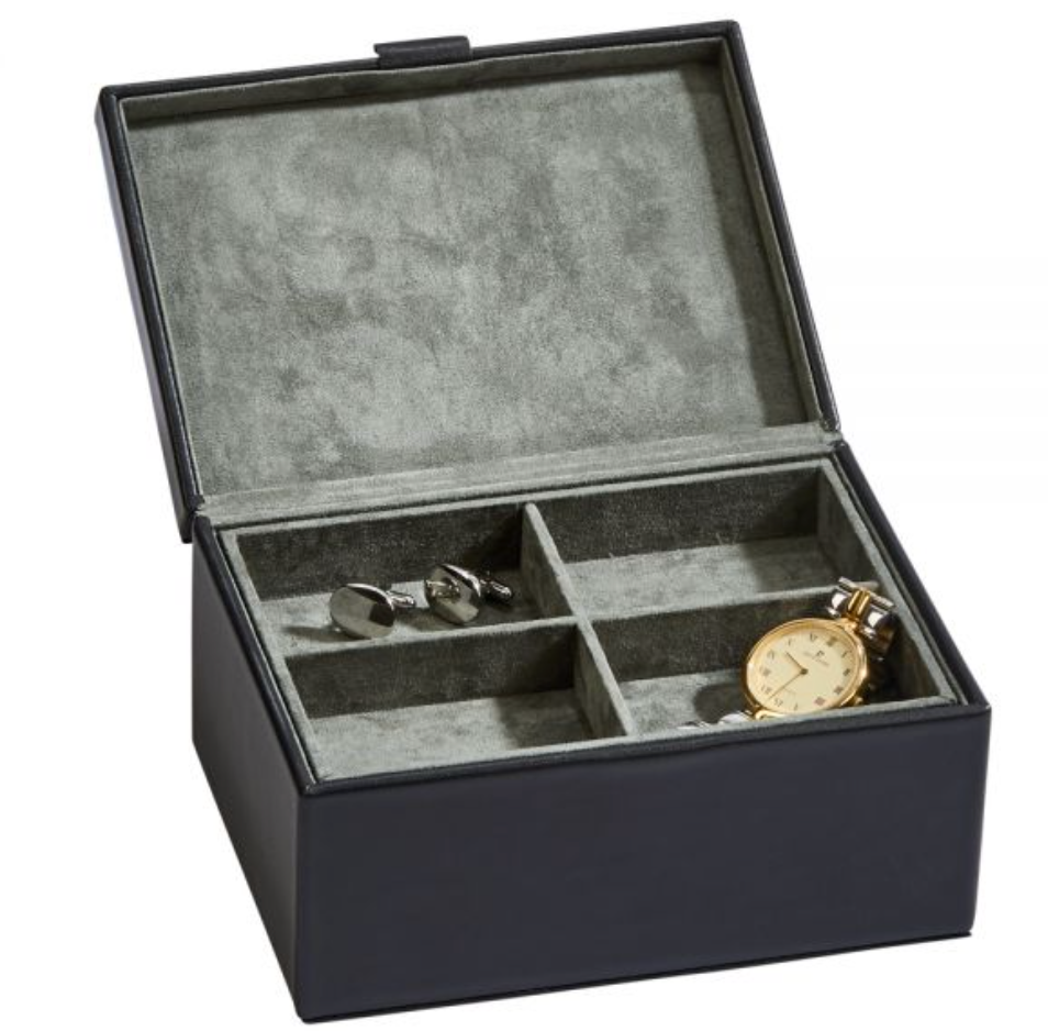 Leather Box with Lift Out Tray