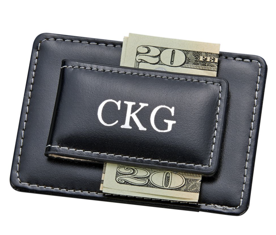 Card Case and Money Holder Black