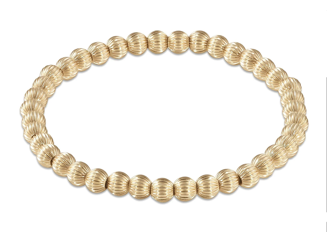 Dignity Gold 5mm Bead Bracelet