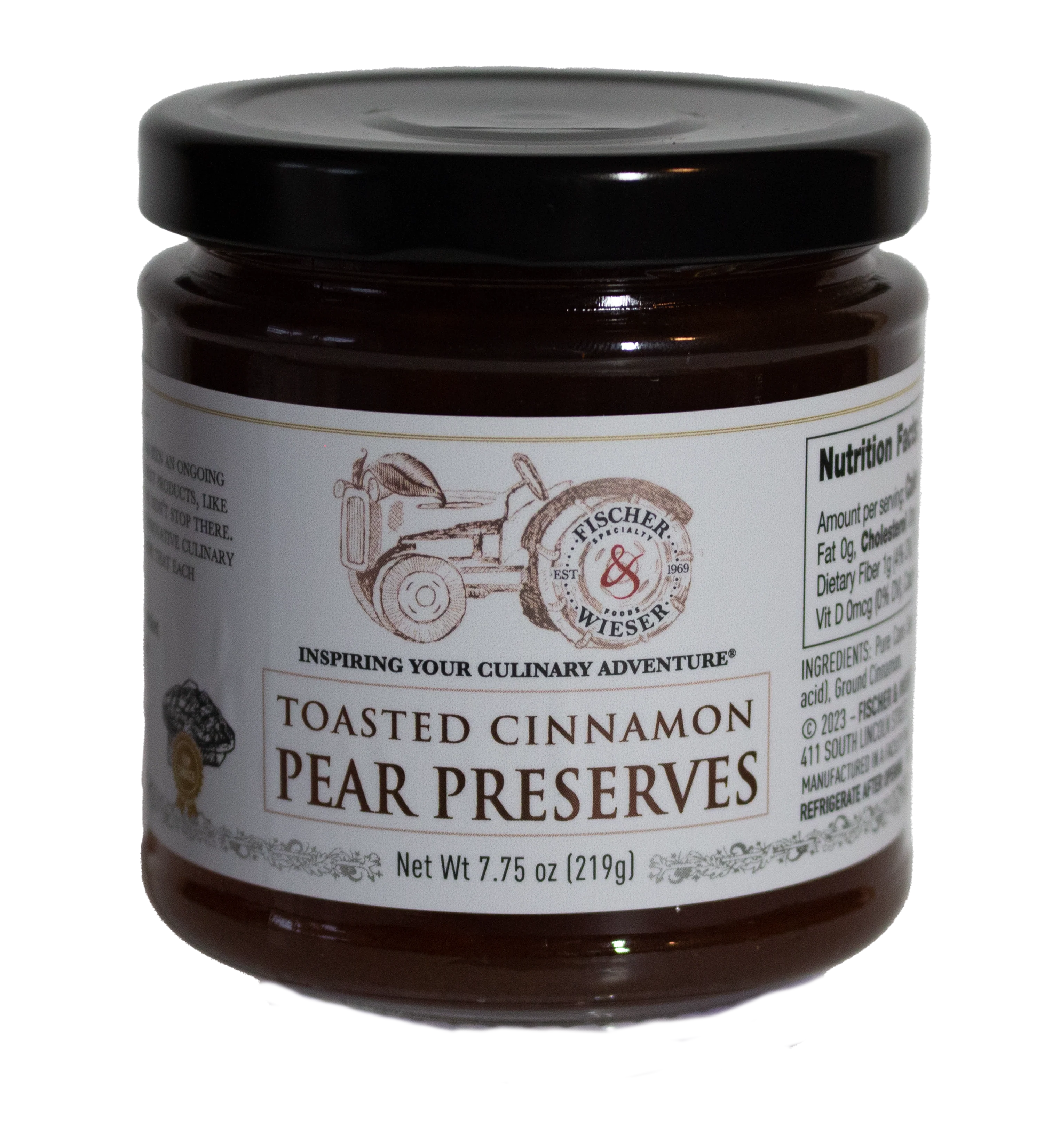 Toasted Cinnamon Pear Preserves