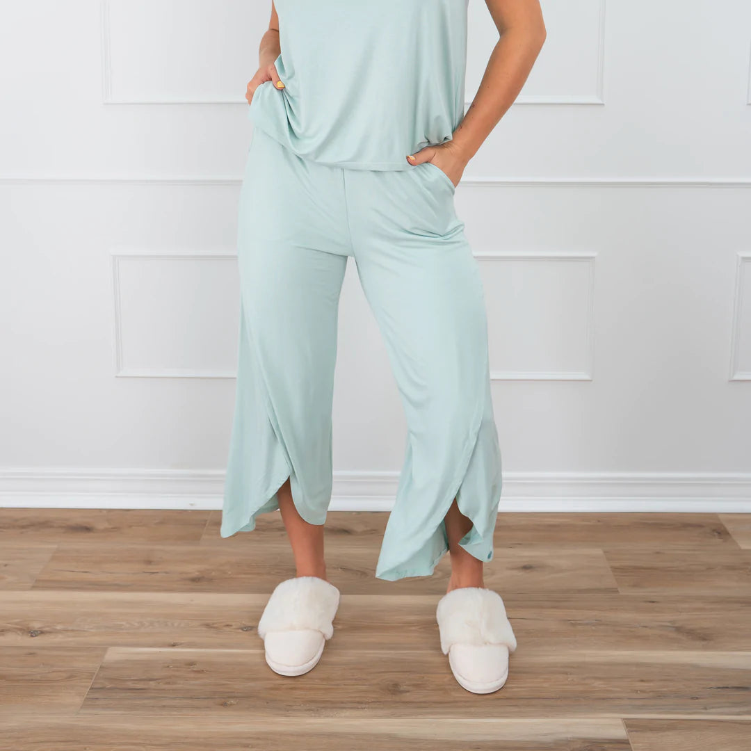 Tulip Pants Aqua Small