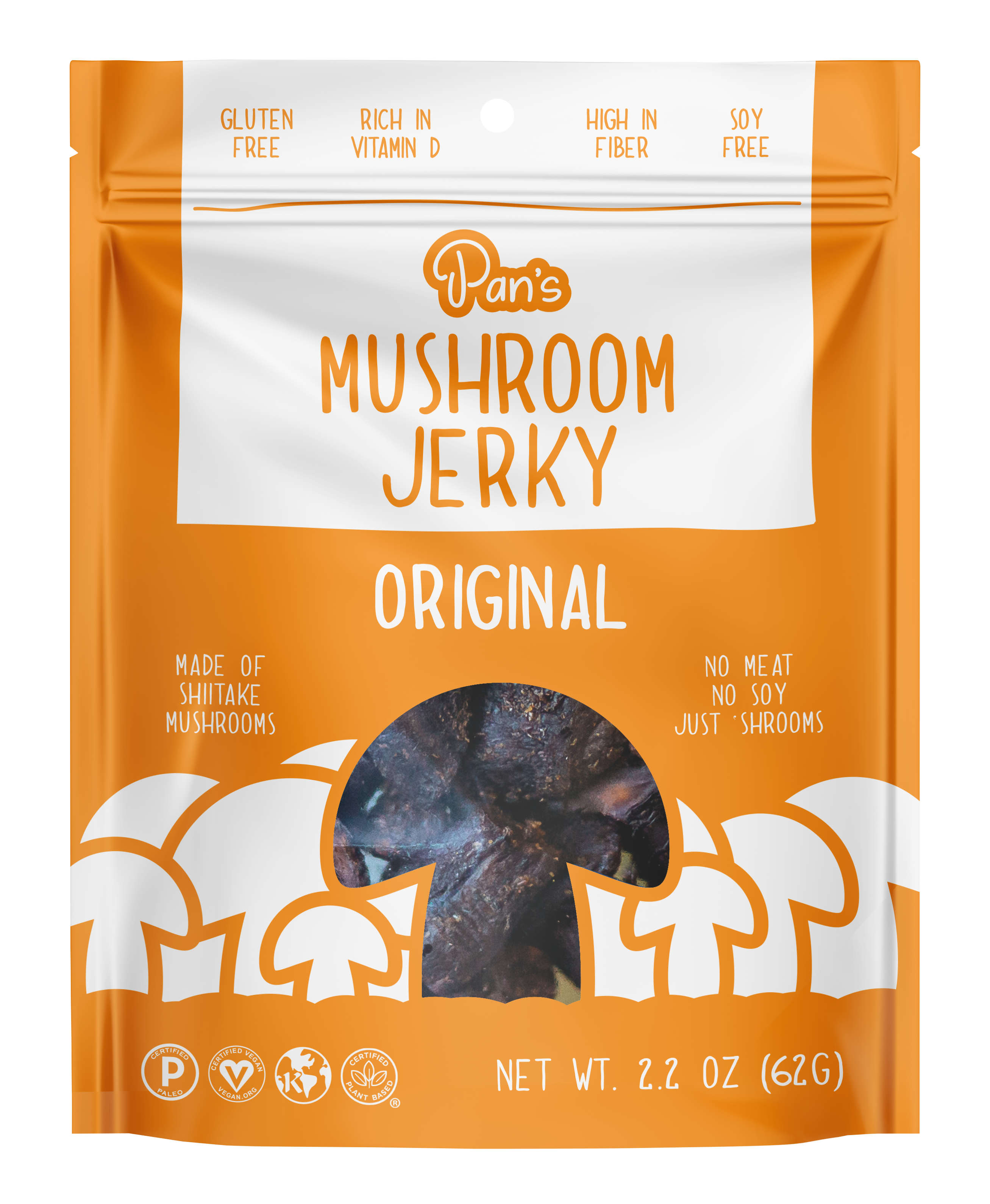 Pan's Mushroom Jerky - Original