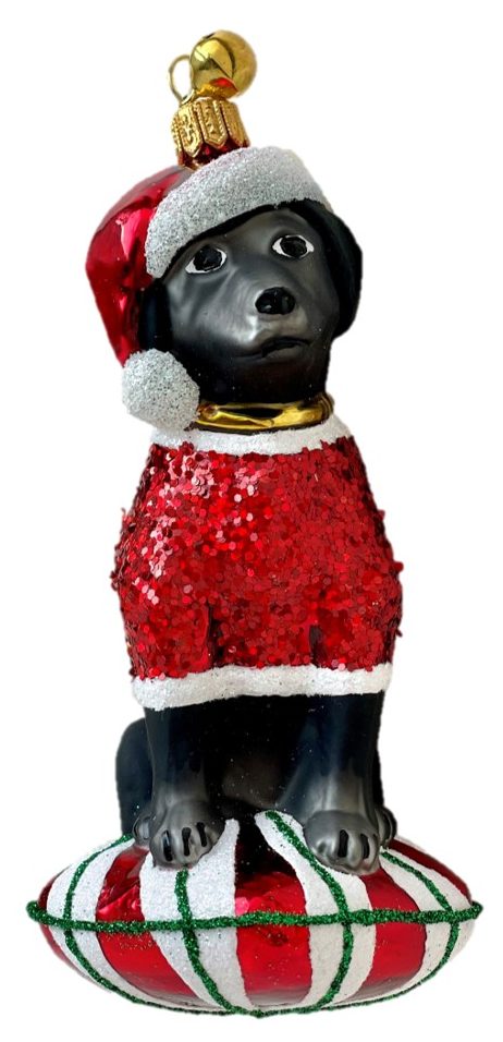 Jingle Nog Lucky Dog Ornament